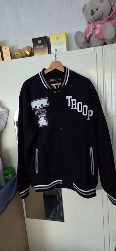 Nieuwe Troop baseball jack - Maat XL, Zwart, Troop, Ophalen of Verzenden, Maat 56/58 (XL)