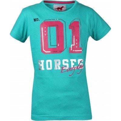 Turquoise Red Horse T-shirt maat 116, Kinderen, Dressuur, Nieuw, Ophalen of Verzenden
