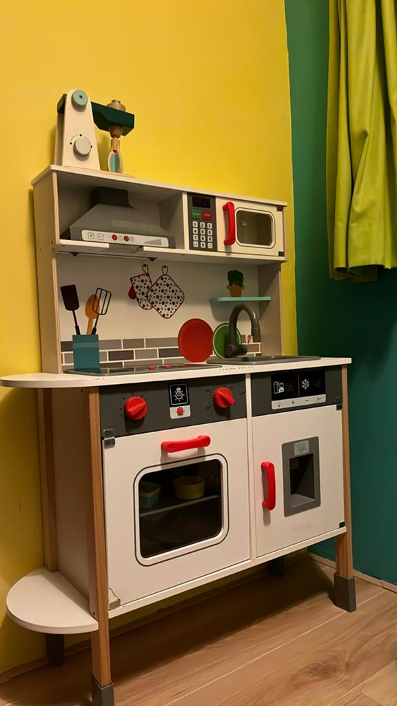 Houten speelkeuken, Kinderen en Baby's, Speelgoed | Speelkeukens, Ophalen, Gebruikt, Hout, Speelkeuken