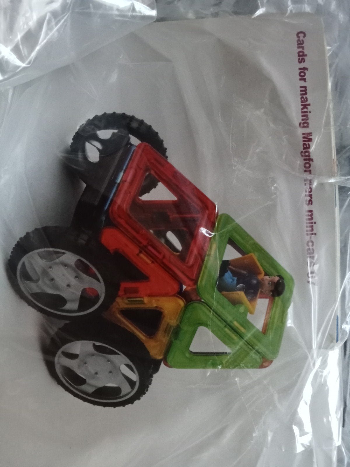 Magformers mini-auto's bouwkaarten en onderdelen, Ophalen of Verzenden, Nieuw, Overige merken