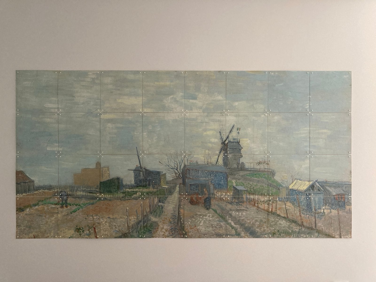 IXXI Vincent van Gogh - Montmartre, Gebruikt, 125 cm of meer, Ophalen of Verzenden, Print