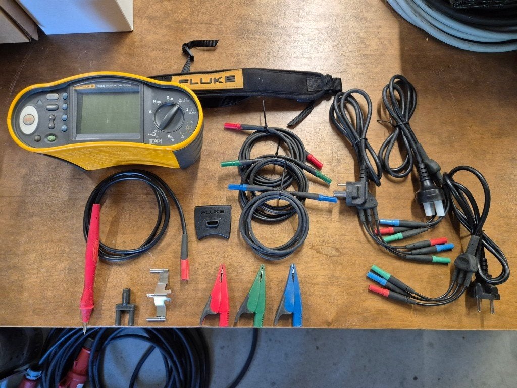 Fluke 1654b installatietester, Doe-het-zelf en Verbouw, Meetapparatuur, Ophalen of Verzenden, Gebruikt, Overige meters