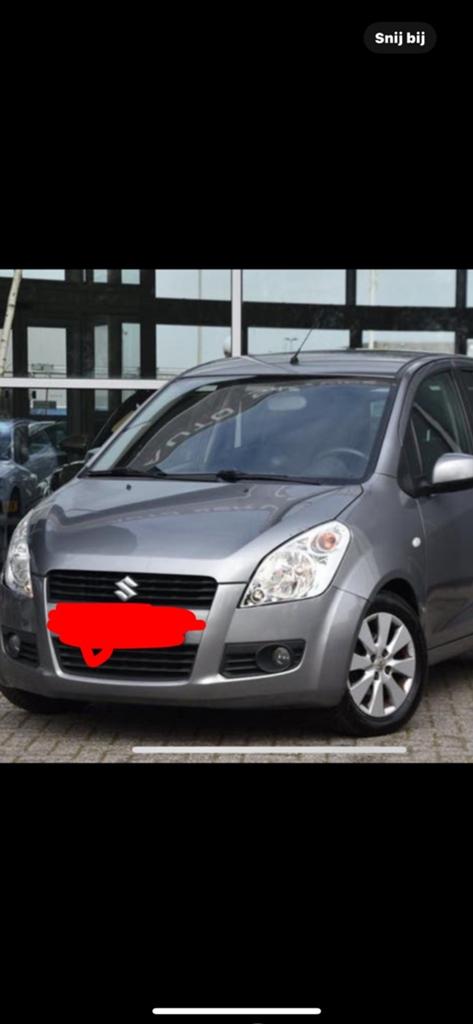 Suzuki Splash 1.2 2008 Grijs 2sleutels airco, Voorwielaandrijving, 40 €/maand, 4 cilinders, 965 kg