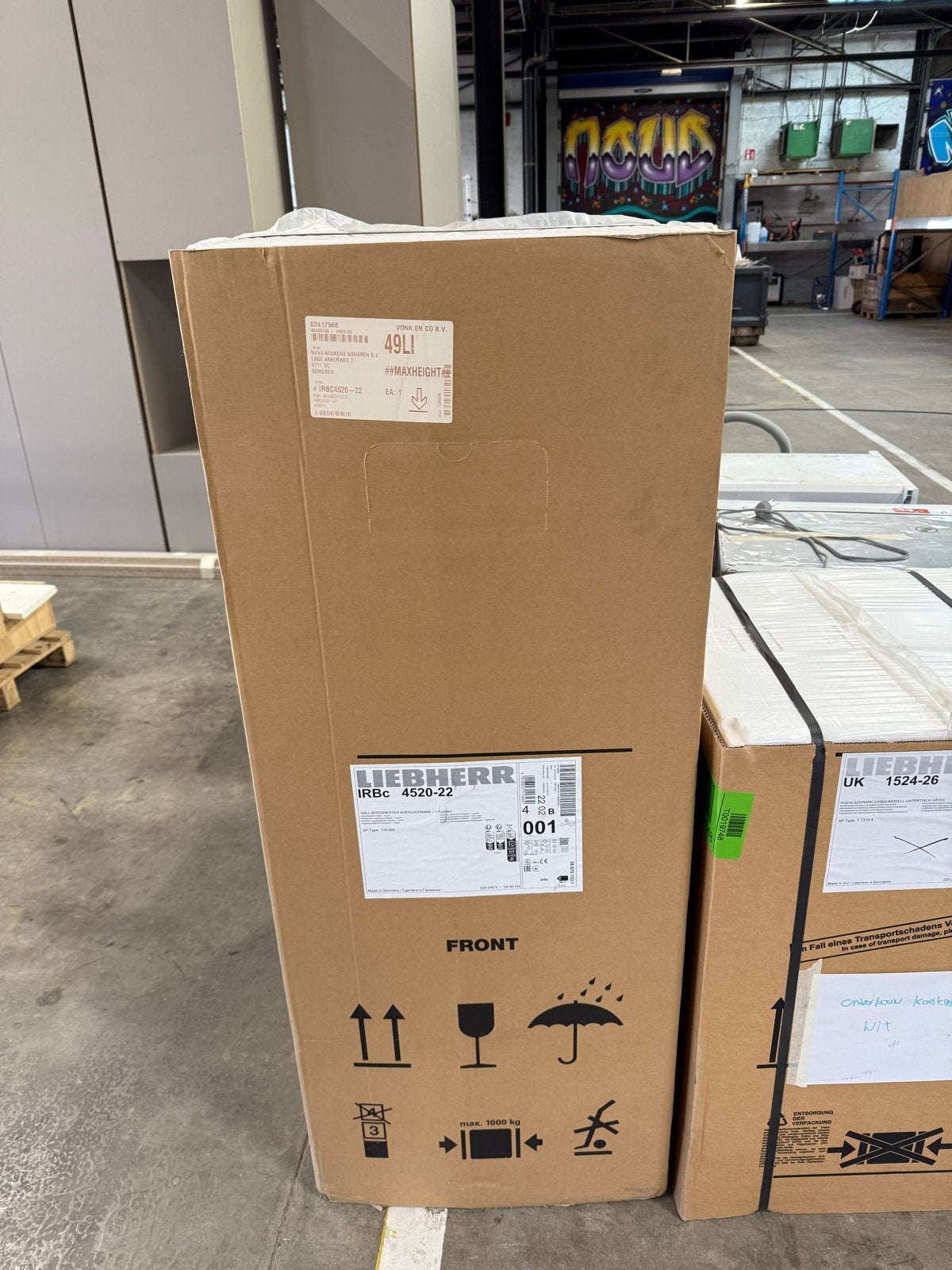 Liebherr IRBC 4520-22 Koelkast, Ophalen, Zonder vriesvak, 200 liter of meer, 60 cm of meer