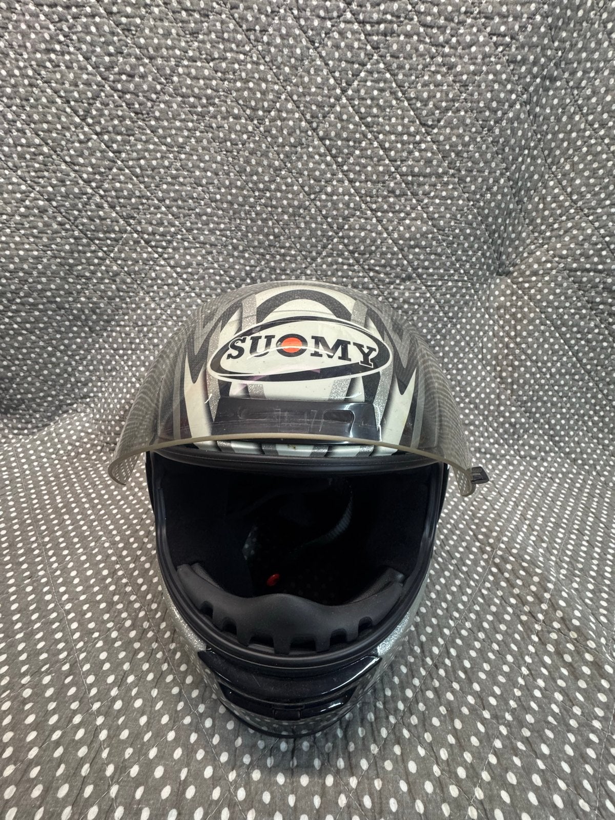 Suomy integraalhelm XS 53/54 - Zwart/Wit/Grijs, Overige merken, XS, Heren, Ophalen of Verzenden