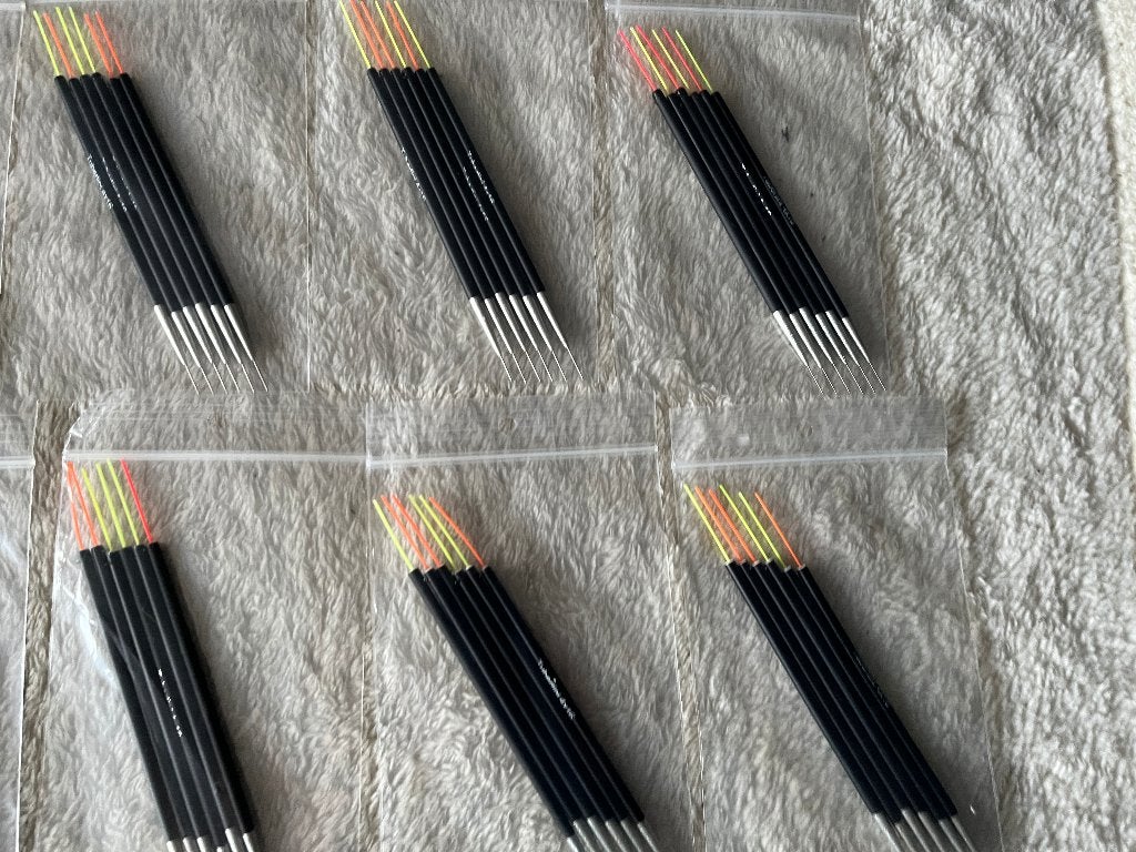 adv 193a / NIEUW set 60 dobbers TUBERTINI 0,50gr, Watersport en Boten, Ophalen of Verzenden, Nieuw, Dobber of Lood
