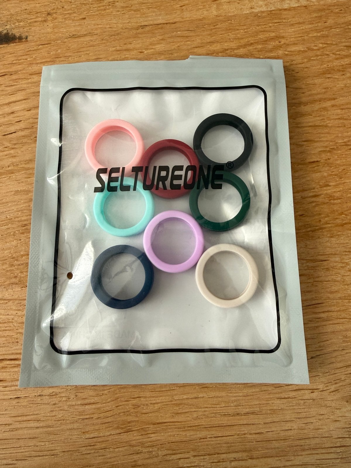 Oura Ring 5 siliconen ringen set - diverse kleure, 18 tot 19, Kunststof, Overige kleuren, Nieuw