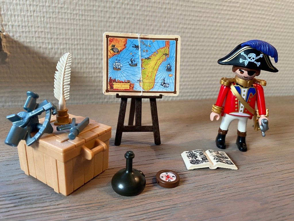 Playmobil 4293 - Piratenkapitein - compleet, Ophalen of Verzenden, Zo goed als nieuw, Complete set