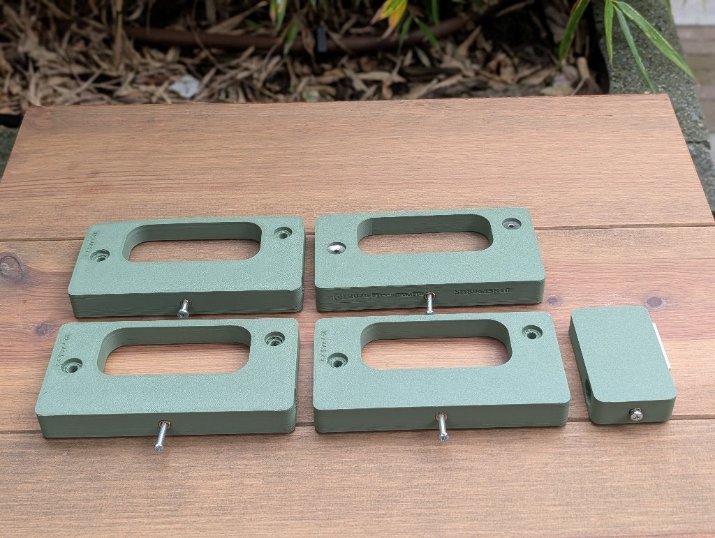 SET 4 FREESMAL SCHARNIER 89 x 89 MM, Verzenden, Nieuw, Elektrisch