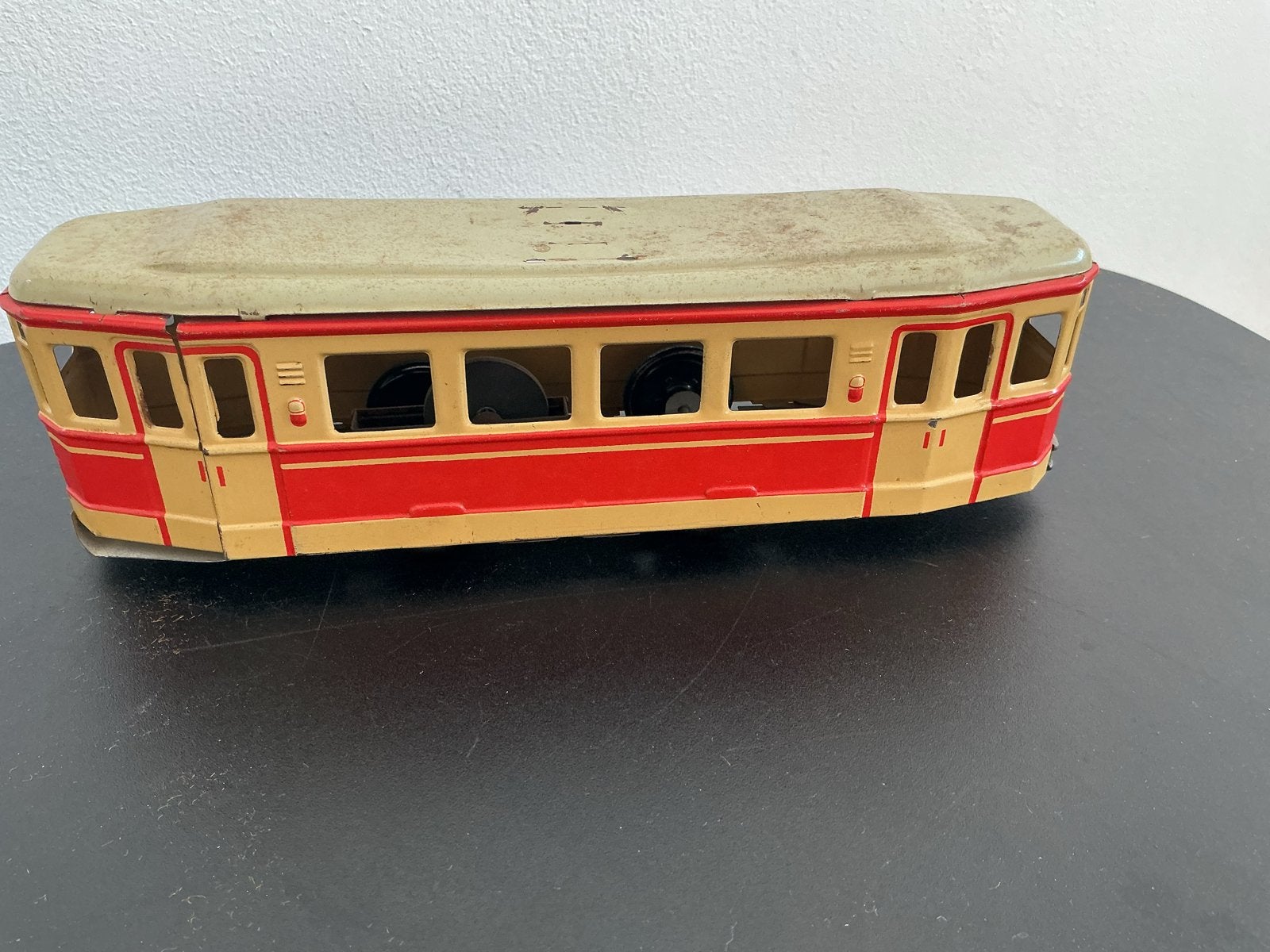 Vintage Blikken Tramwagen Jaren '50-'60 - Gebruikt, Ophalen of Verzenden, Gebruikt, Tram, Schaalmodel