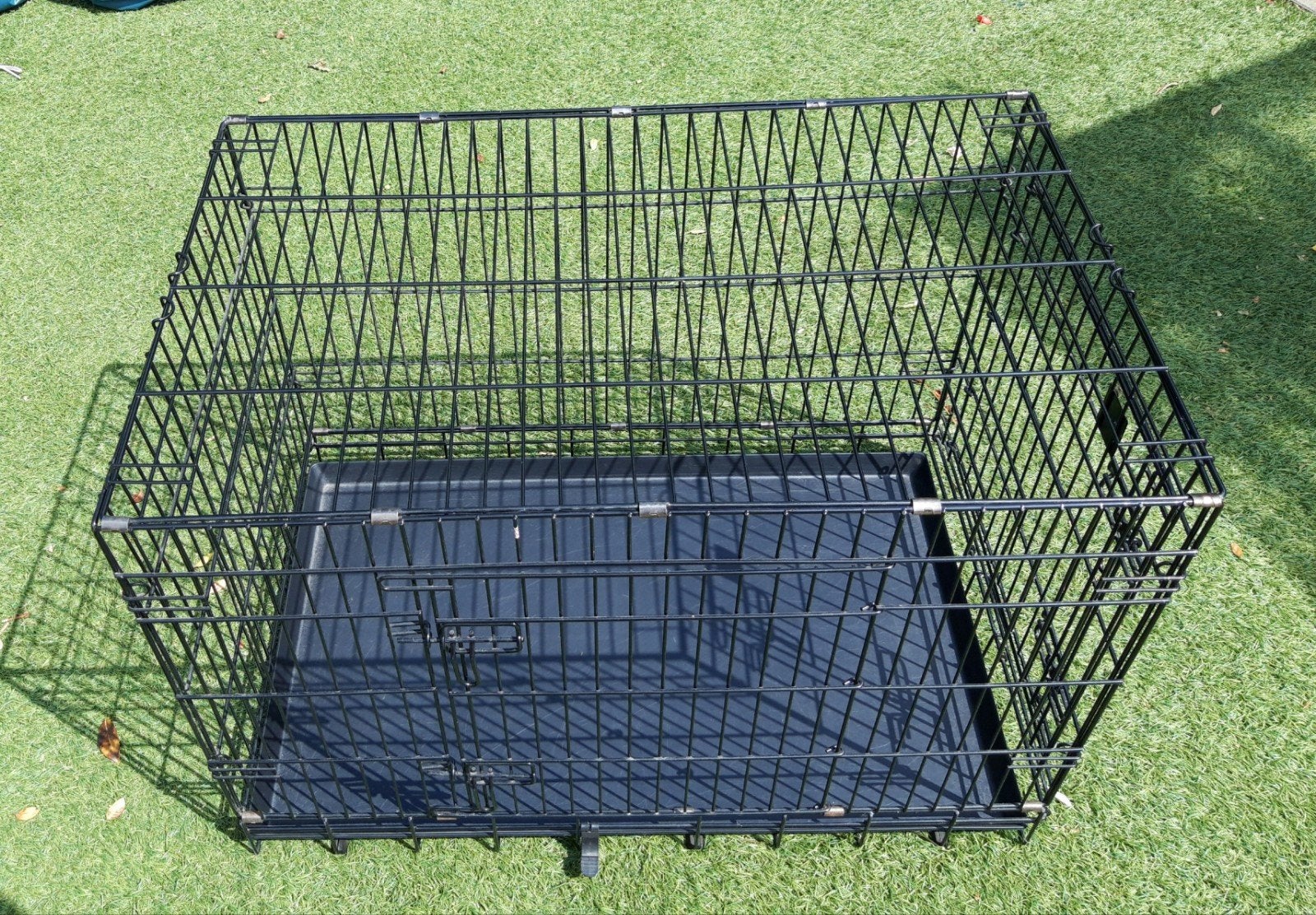 Hondenbench zwart / Bench 91x57x64, Ophalen, Minder dan 65 cm, Hondenhok, Zo goed als nieuw