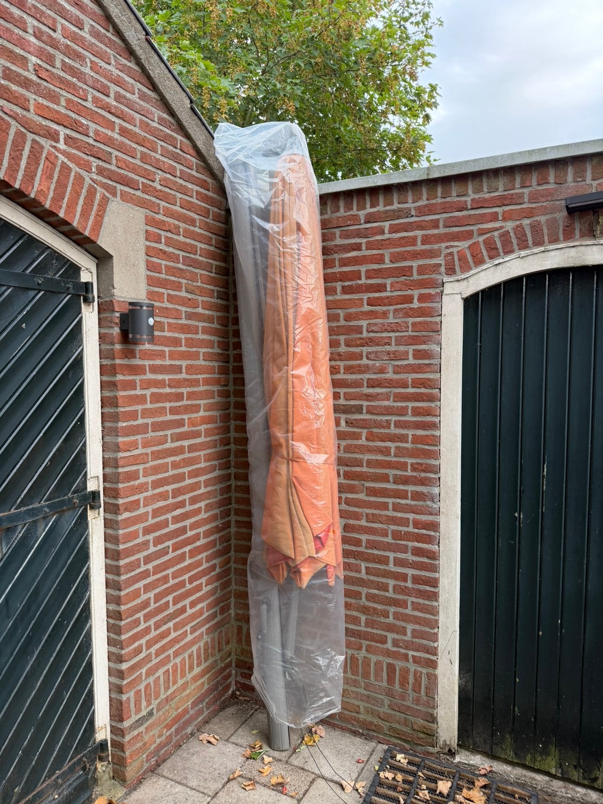Glatz Sombrano luxe zweefparasol oranje, Tuin en Terras, Ophalen, 2 tot 3 meter, Zweefparasol, Verstelbaar
