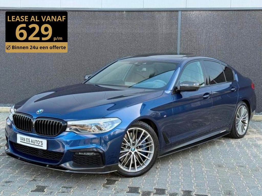 BMW 5-serie 540i M-PERFORMANCE HUD|PANO|H/K|CARBON, Auto's, BMW, Automaat, Achterwielaandrijving, Gebruikt, 2000 kg