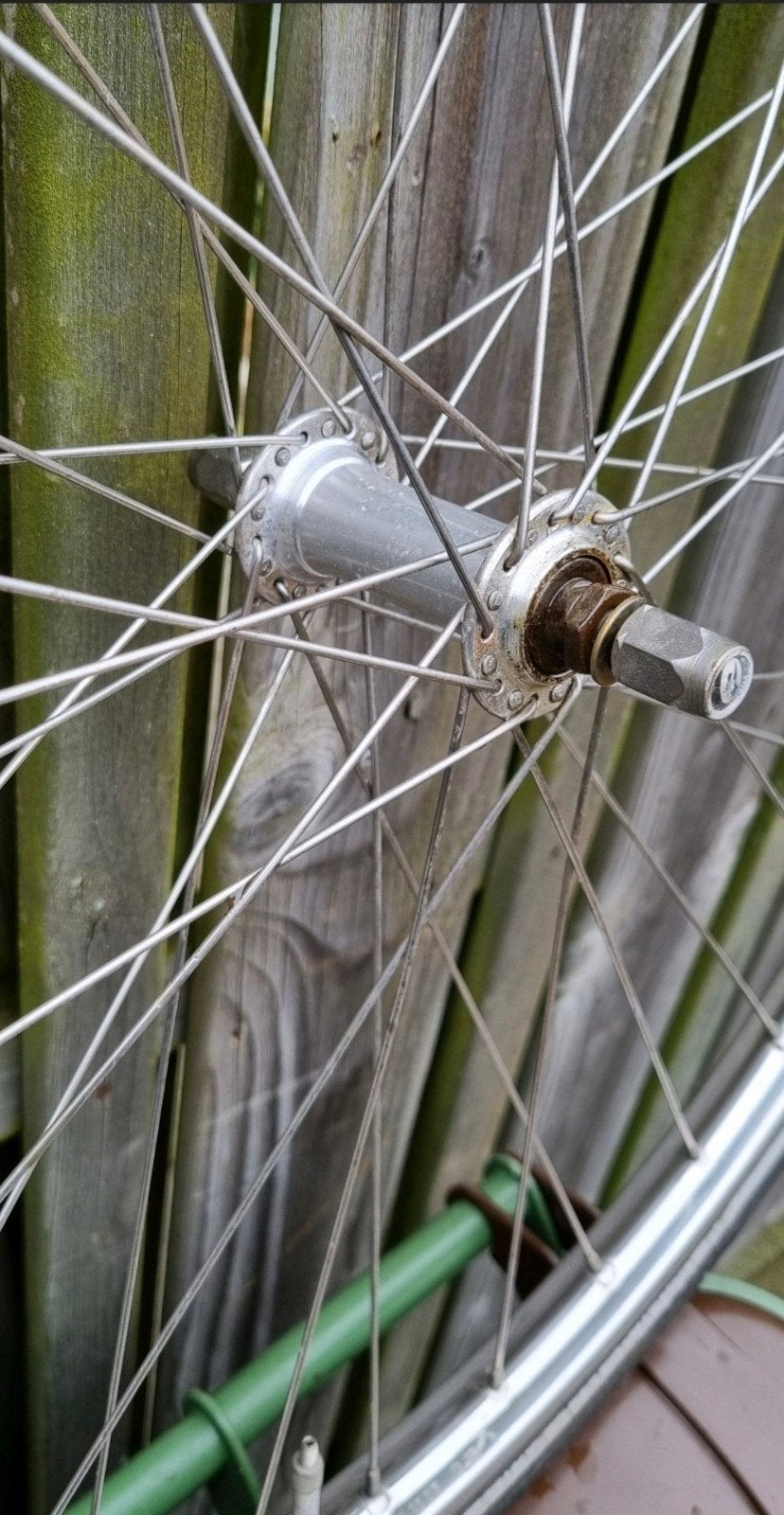 RVS Omafiets Voorwiel (28 x 1½) – Nooit last van roest, Ophalen, Toerfiets, Wiel, Staal