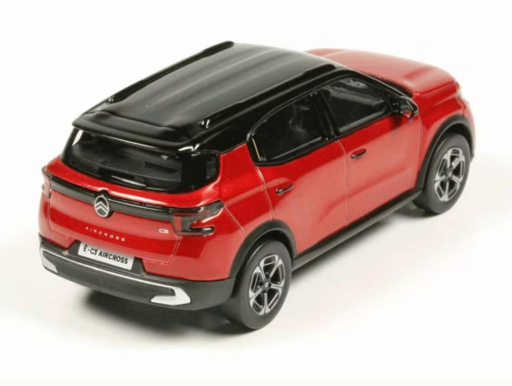 Citroen C3 Aircross 2025 Rood & Zwart 1:43 NOREV ref 155341, Hobby en Vrije tijd, Modelauto's | 1:43, Verzenden, Nieuw, Auto, Norev
