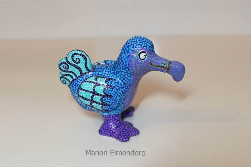 100% Handgemaakt Beeldje Dodo / Vogel Kunst Nieuw, Ophalen of Verzenden, Handgemaakt, Beeld