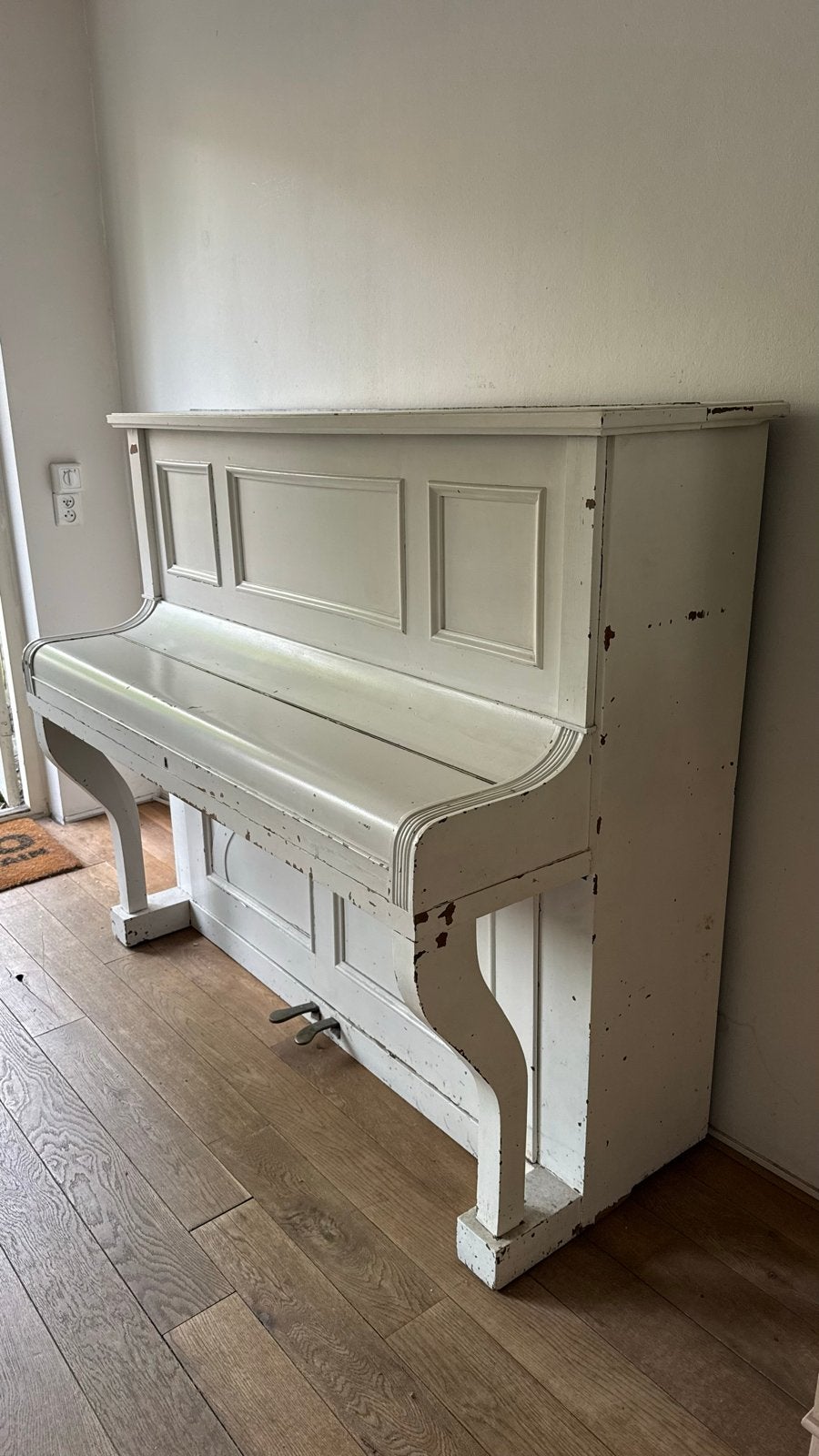 Witte piano met stemgereedschap, Ophalen of Verzenden