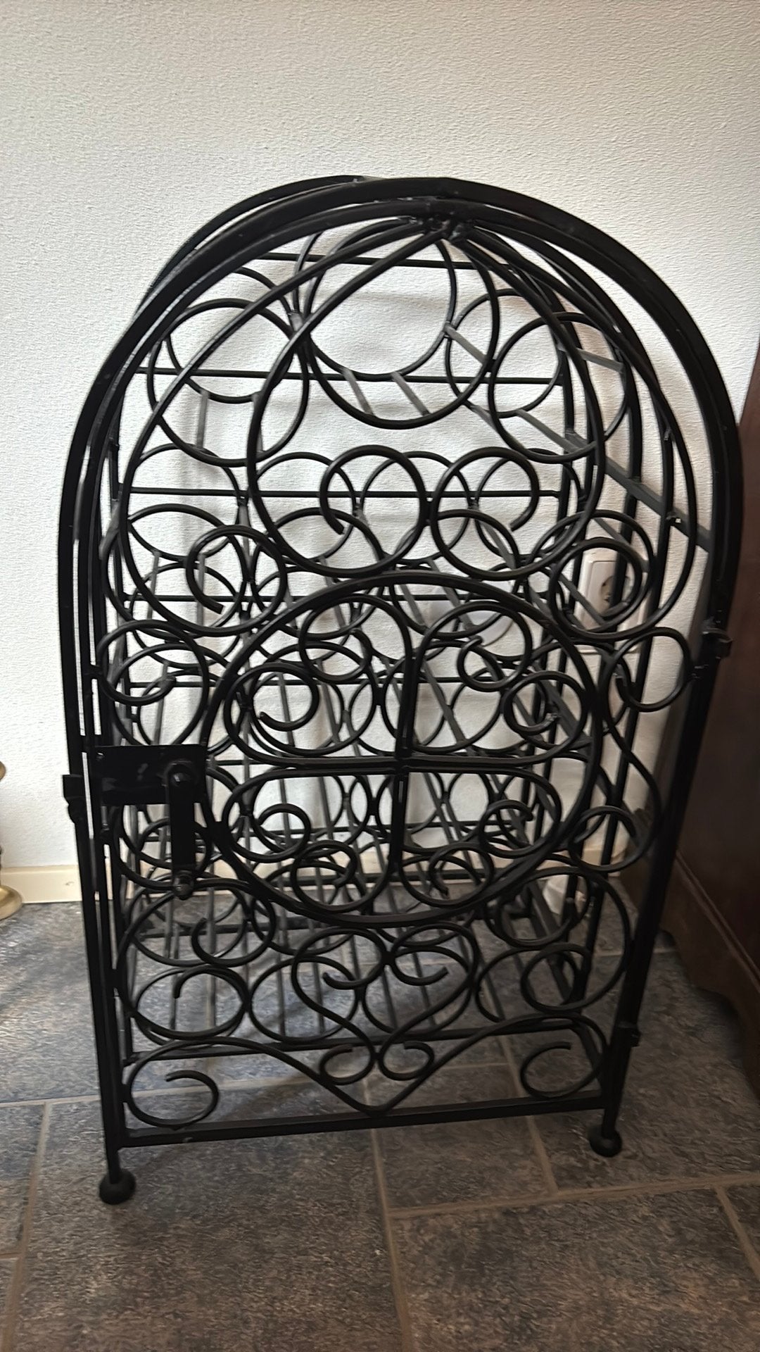 Massief wijnrek, Huis en Inrichting, Woonaccessoires | Wijnrekken, Ophalen, Overige materialen, Zo goed als nieuw, 25 flessen of meer