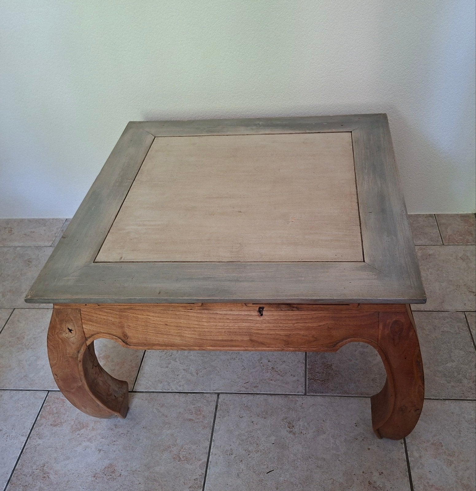 Prachtige opium salontafel, Gebruikt, 50 tot 100 cm, Vierkant, 5 – 50