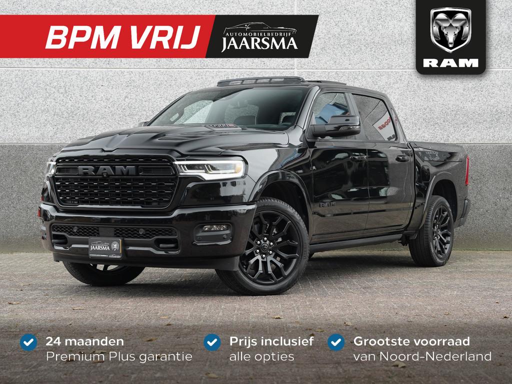 Dodge Ram 1500 3.0L SST H.O. 549PK Limited Night CrewCab 4x4, Auto's, Dodge, Automaat, Zwart, 2993 cc, Zwart