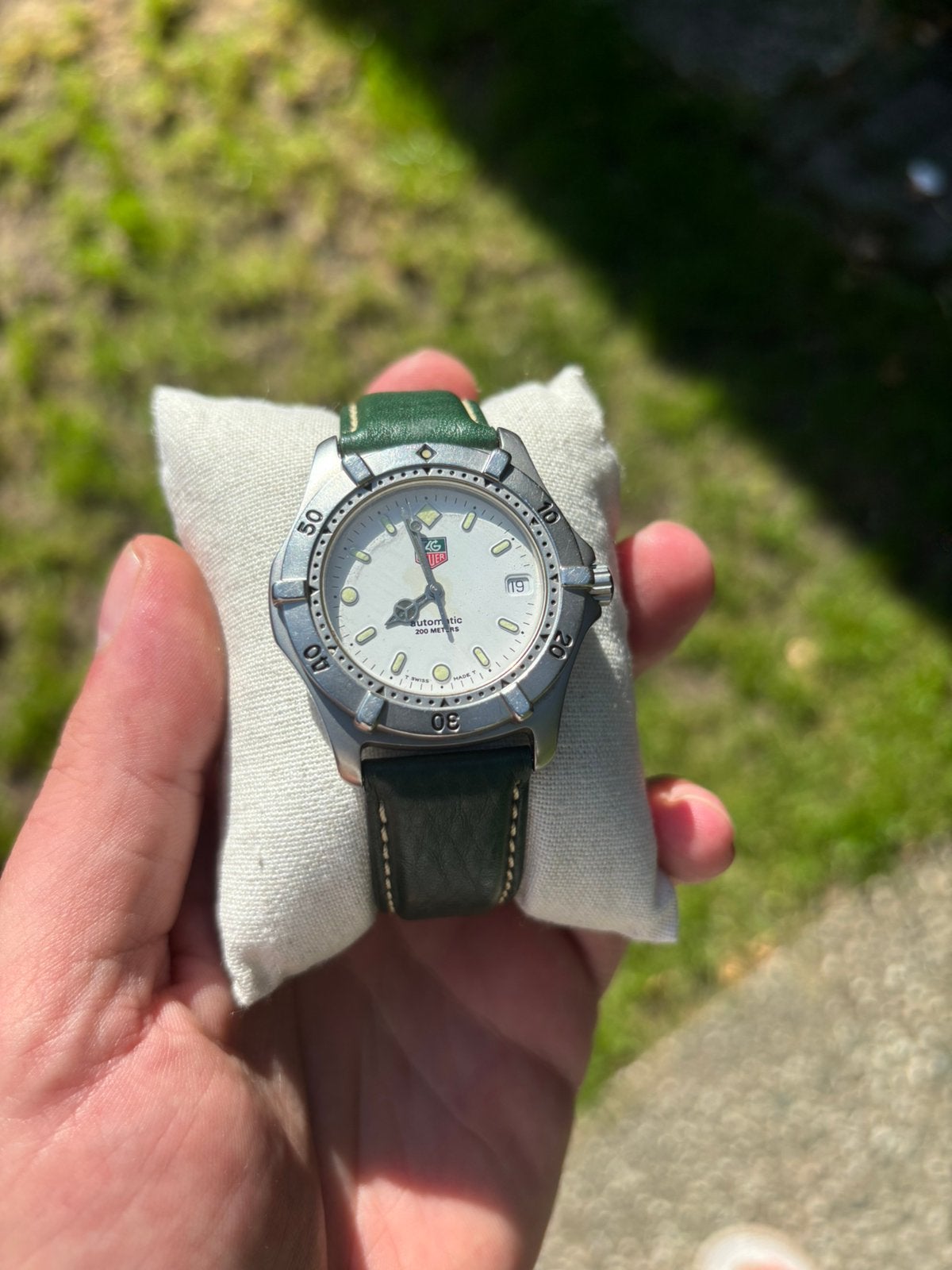 Tag Heuer 2000 automaat, Ophalen of Verzenden, Zo goed als nieuw, Staal, TAG Heuer