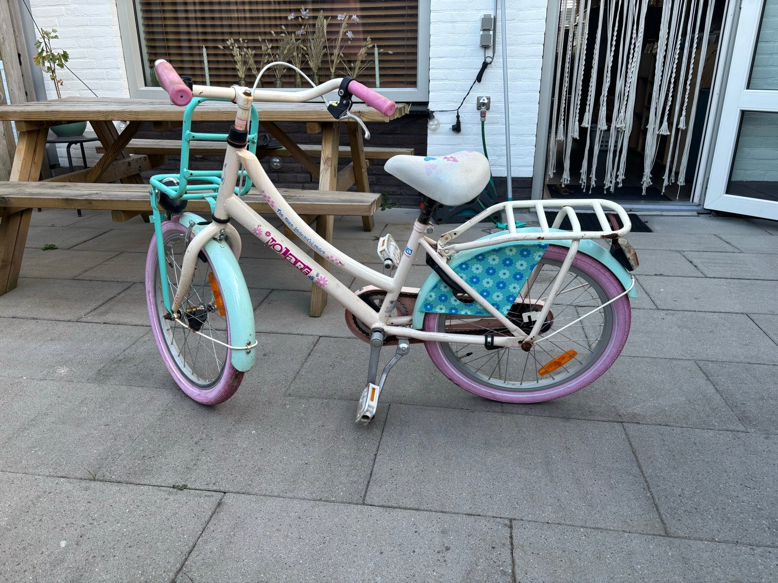 Leuke meisjesfiets 20 inch - Volare, Fietsen en Brommers, Fietsen | Kinderfietsjes, Ophalen, Gebruikt, Terugtraprem, 20 inch of meer