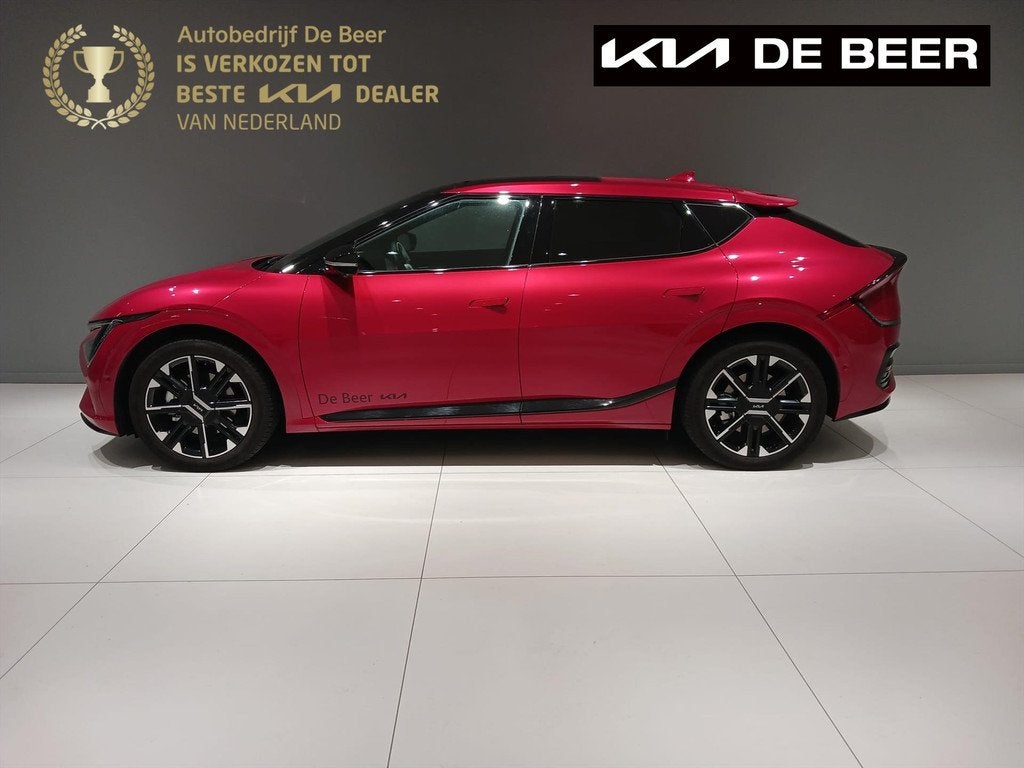 Kia Ev6 84kWh 229pk RWD GT-Line, Auto's, Automaat, 12 maanden, Achterwielaandrijving, Zwart