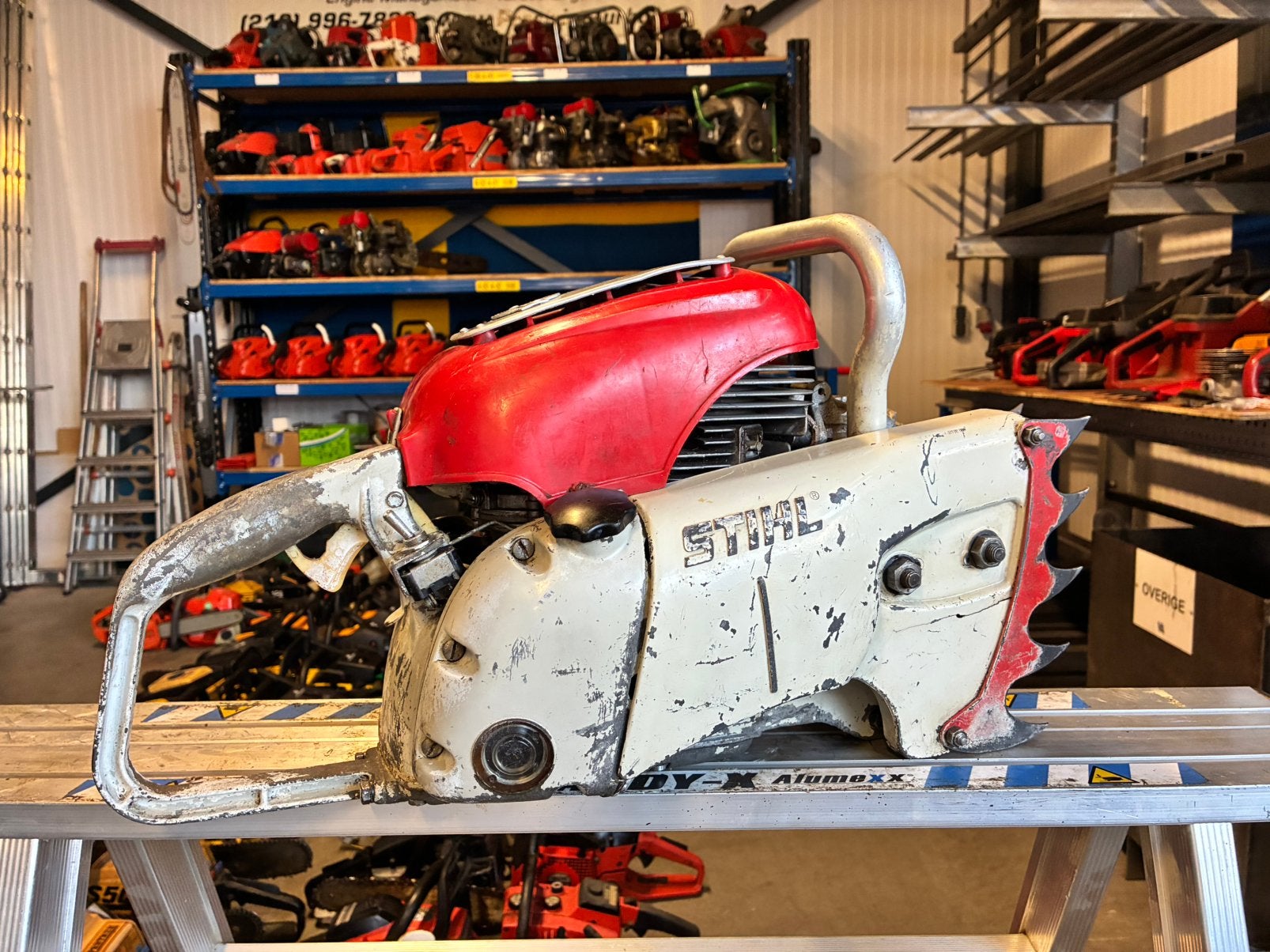 Stihl Contra 1106 oldtimer kettingzaag, Ophalen, Gebruikt, Duitsland, Andreas Stihl
