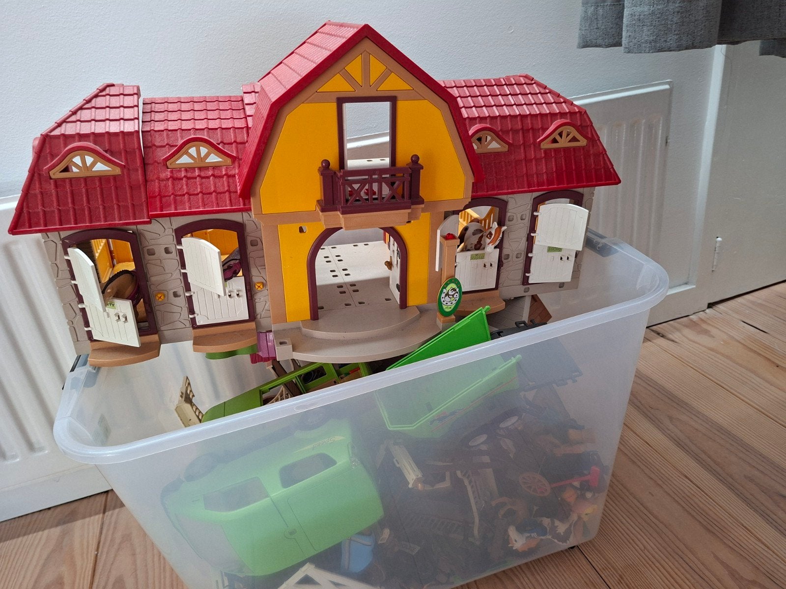 Playmobil Paardenstal met veel extra's, Ophalen, Gebruikt, Jongen of Meisje