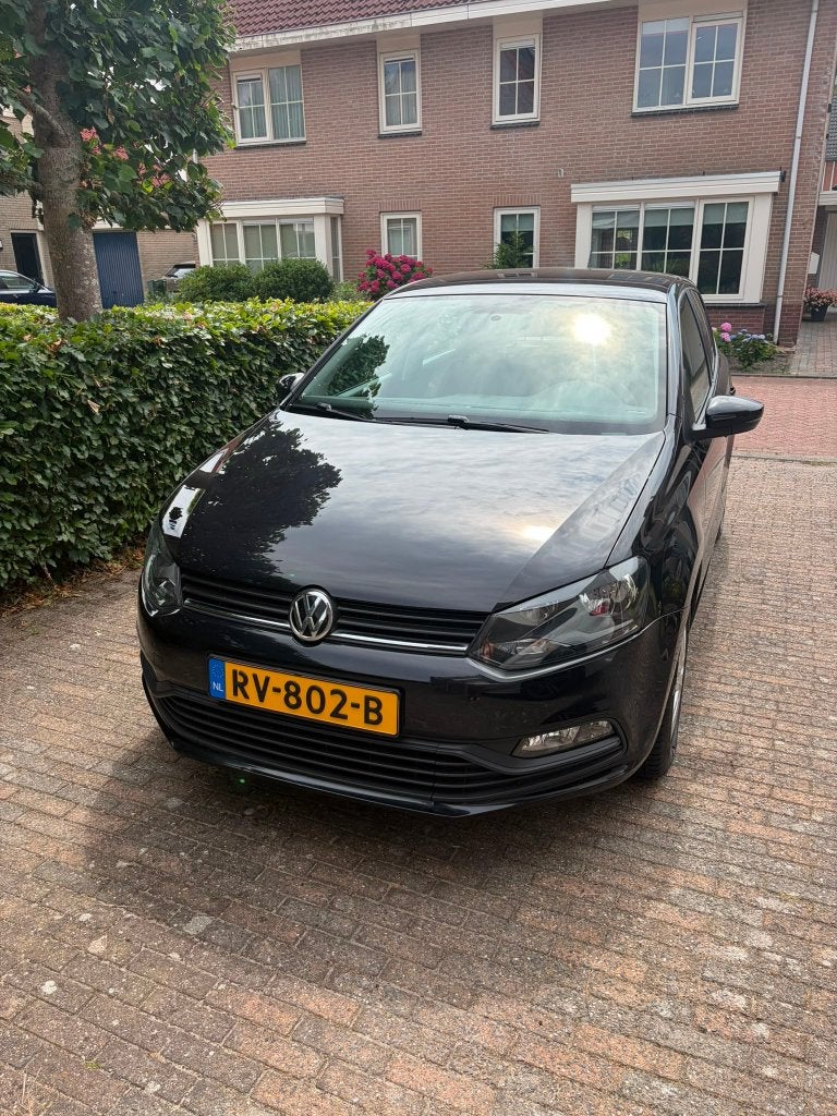 Volkswagen Polo 1.0 TSI 55KW 2017 Zwart, Auto's, Zwart, Zwart, Handgeschakeld, Particulier