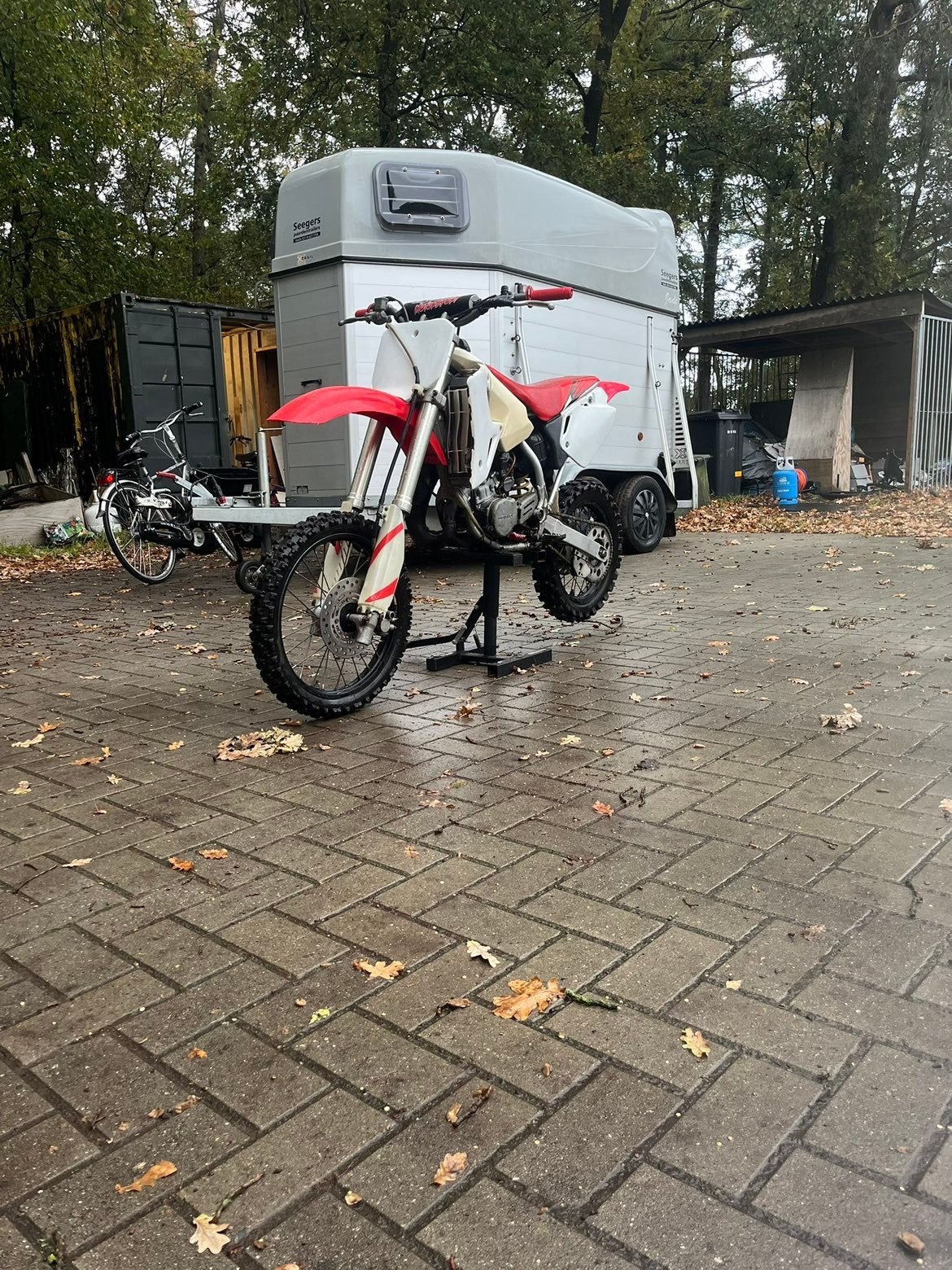 Honda CR80R, Ophalen, Zo goed als nieuw
