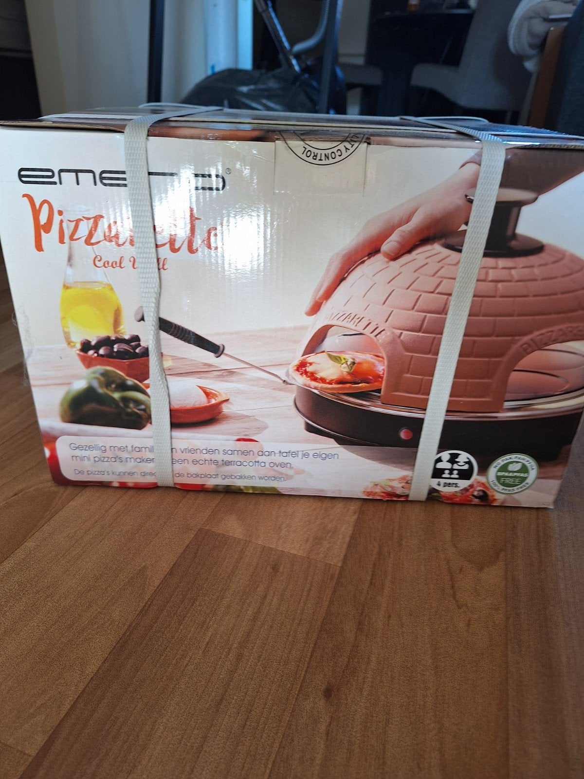 Emerio Pizzarette Cool Wall - Mini Pizza Maker voor 4 pers., Ophalen, Minder dan 45 cm, Overige merken, Minder dan 45 cm