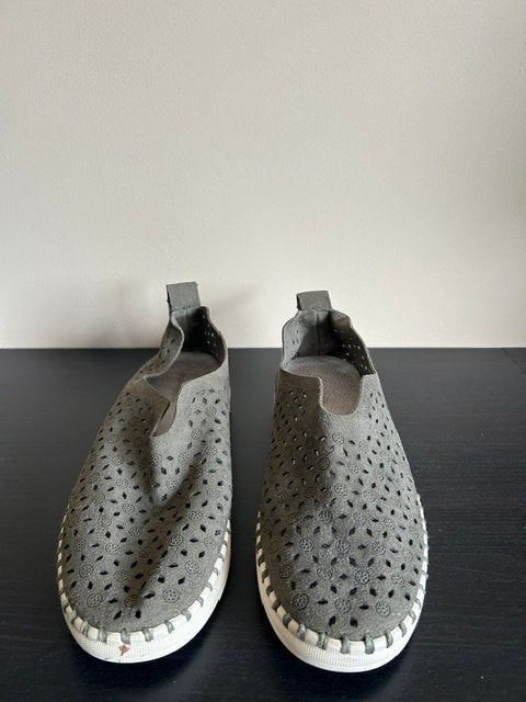 Dames instappers (hush puppies) groen maat 41, Instappers, Ophalen of Verzenden, Zo goed als nieuw, Hush Puppies