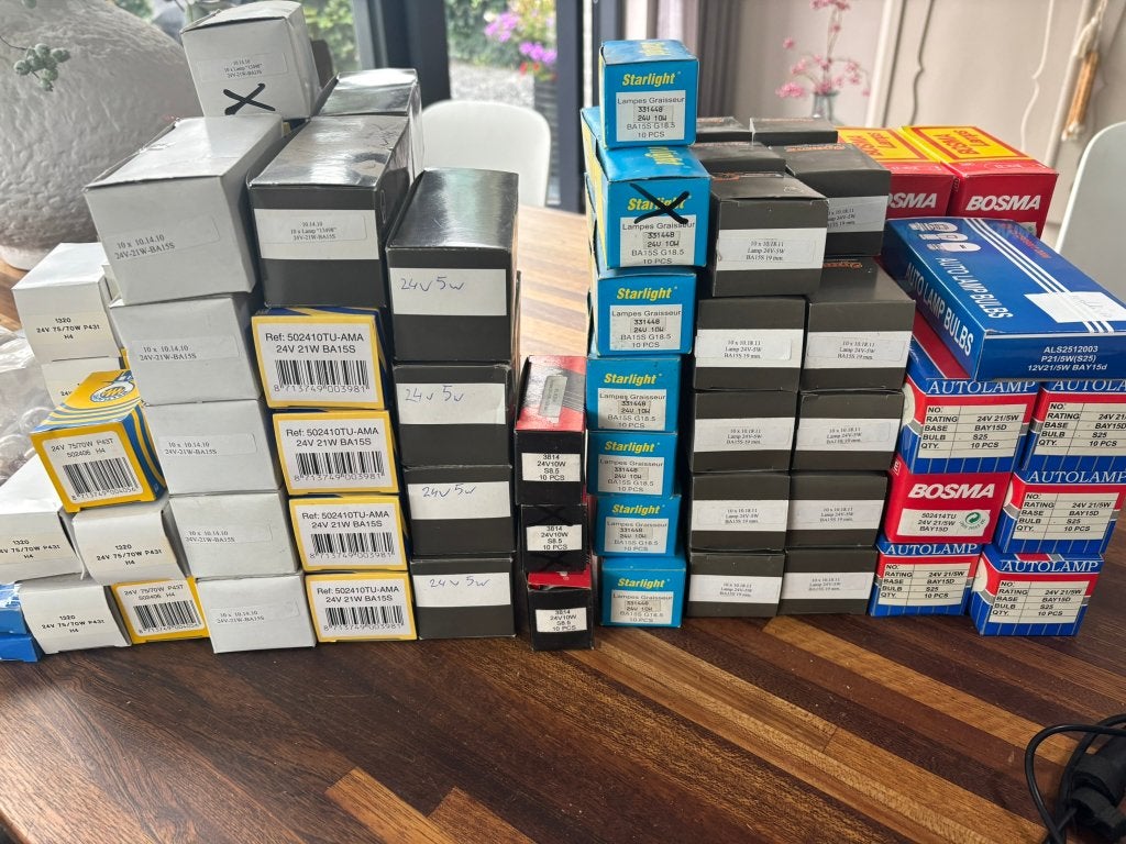 Assortiment Autolampen 24V ruim 1200 stuks KOOPJE, Ophalen of Verzenden, Nieuw, Overige merken, Verlichting