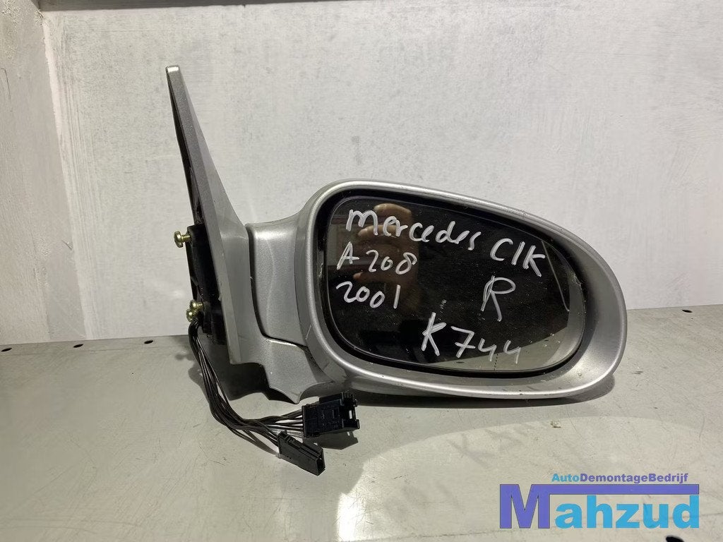 MERCEDES CLK A208 W208 K744 Rechts grijs spiegel, Auto-onderdelen, Spiegels, Gebruikt, Mercedes-Benz AG, Mercedes-Benz, Ophalen of Verzenden