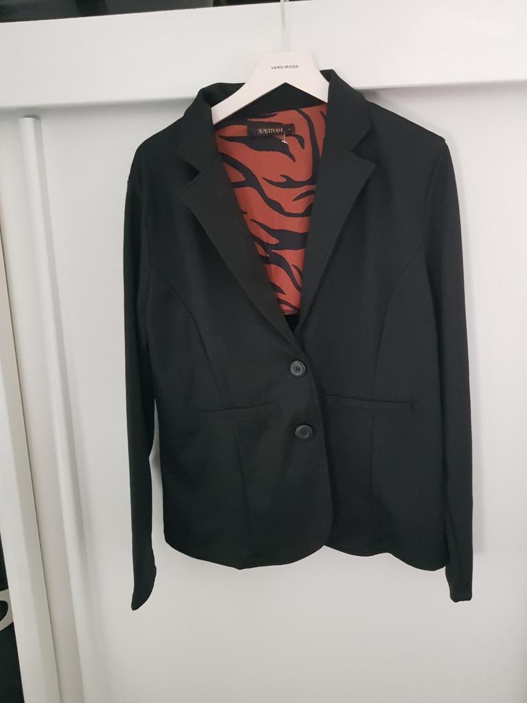 supperrash zwart mooi jasje mt xl, Ophalen of Verzenden, Nieuw, Maat 46/48 (XL) of groter, Zwart