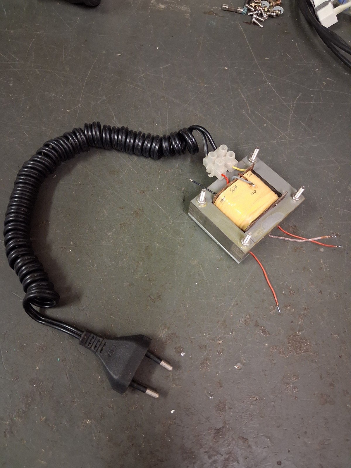 transformator 20-0-20 volt, Ophalen of Verzenden, Zo goed als nieuw