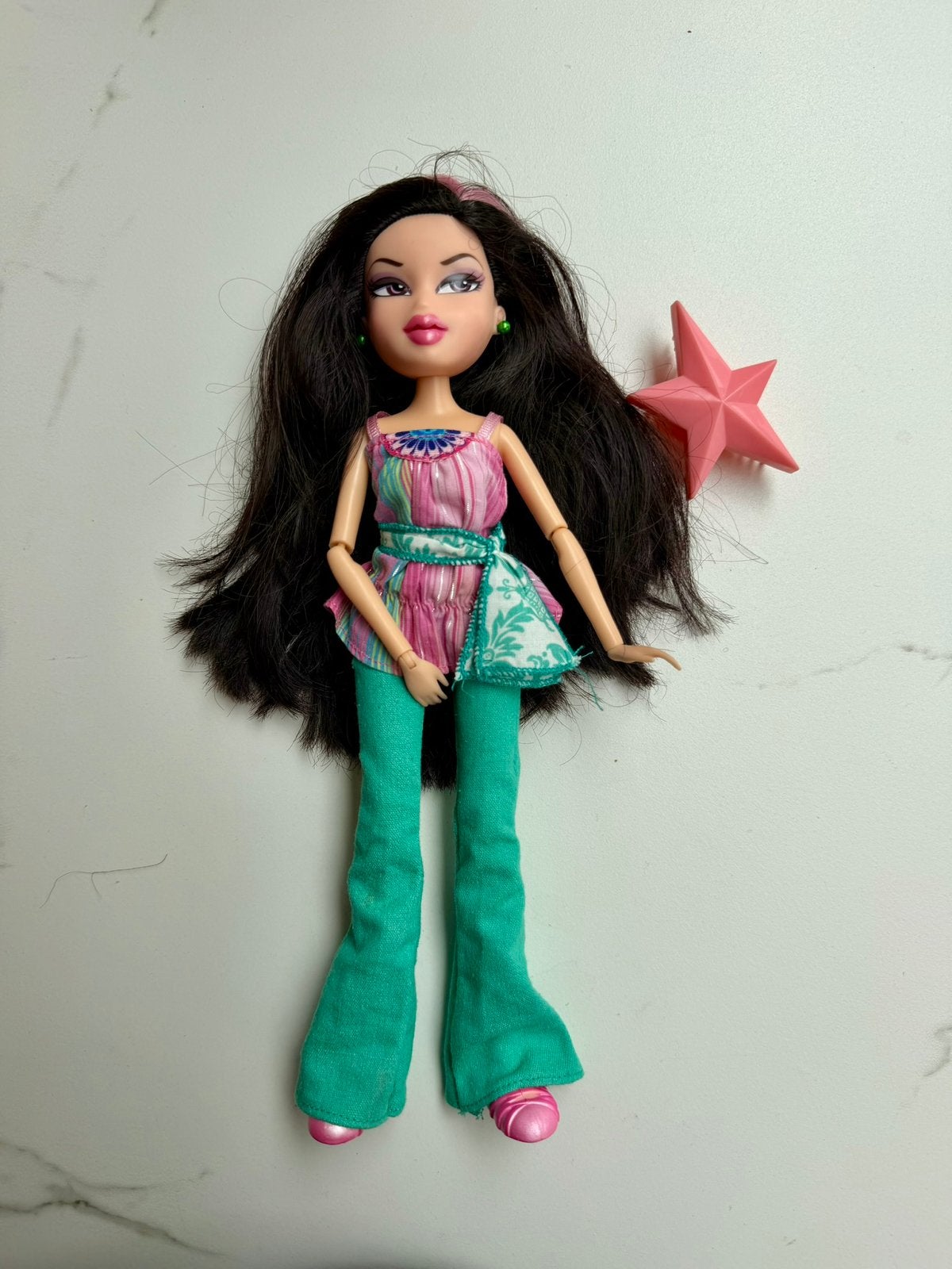 Bratz Totally Polished Jade, Ophalen of Verzenden, Zo goed als nieuw, Pop