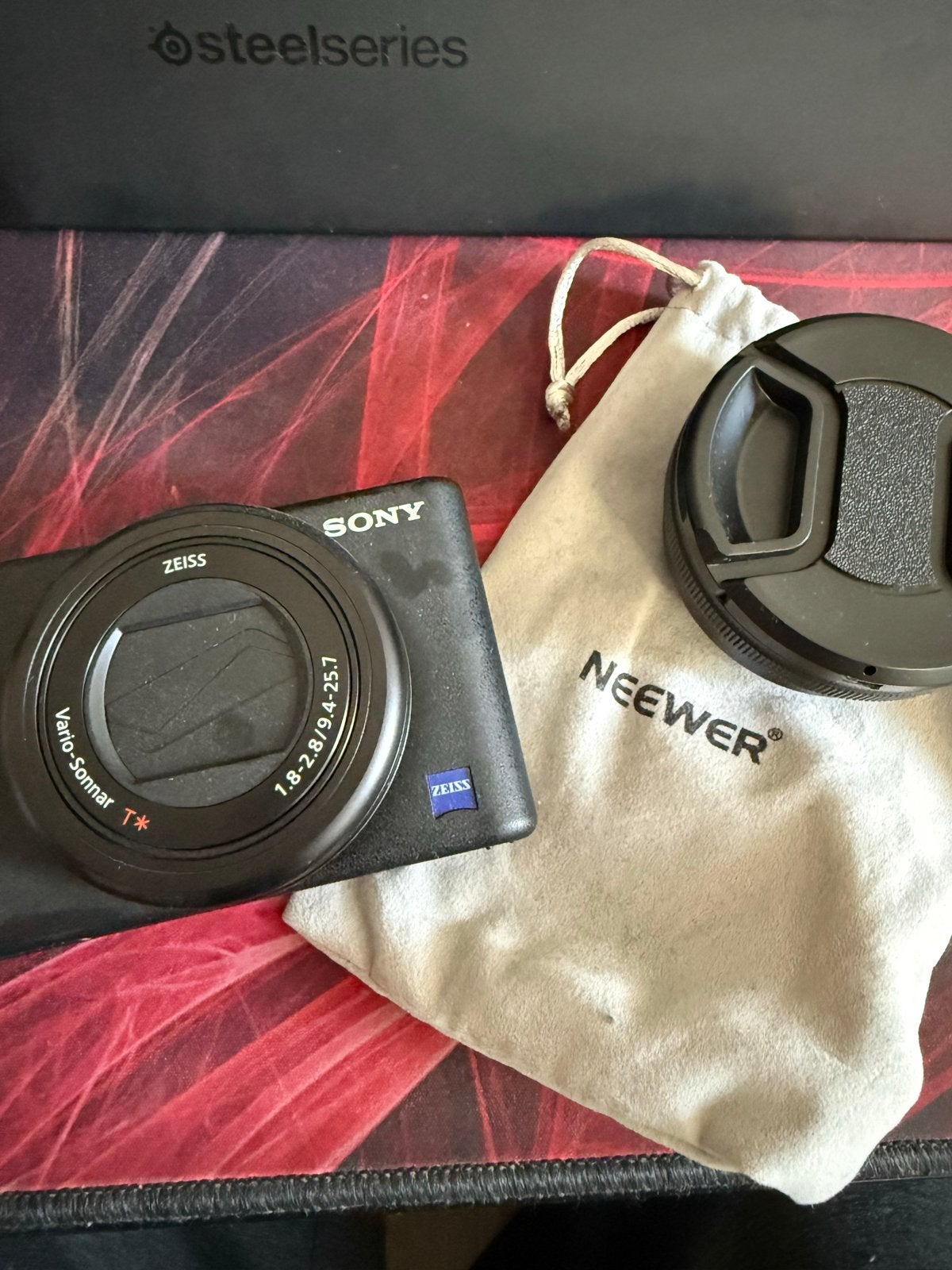 Sony ZV-1 Vlogging Camera met 128GB SD kaart en accessoires, Audio, Tv en Foto, Geheugenkaart, Ophalen of Verzenden, Zo goed als nieuw