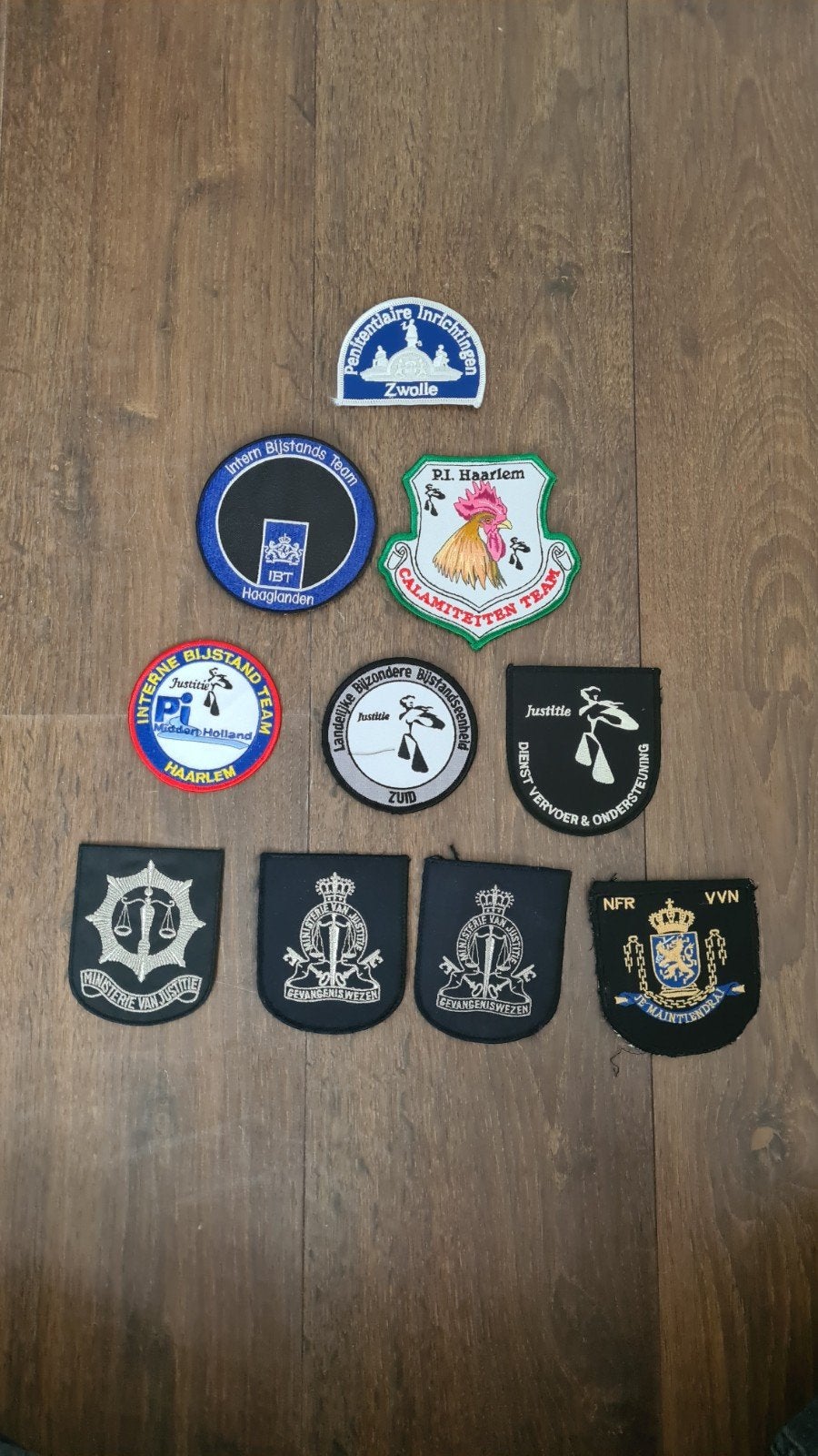 Justitie Emblemen - Diverse Patches van Justitiële Diensten, Verzamelen, Ophalen of Verzenden