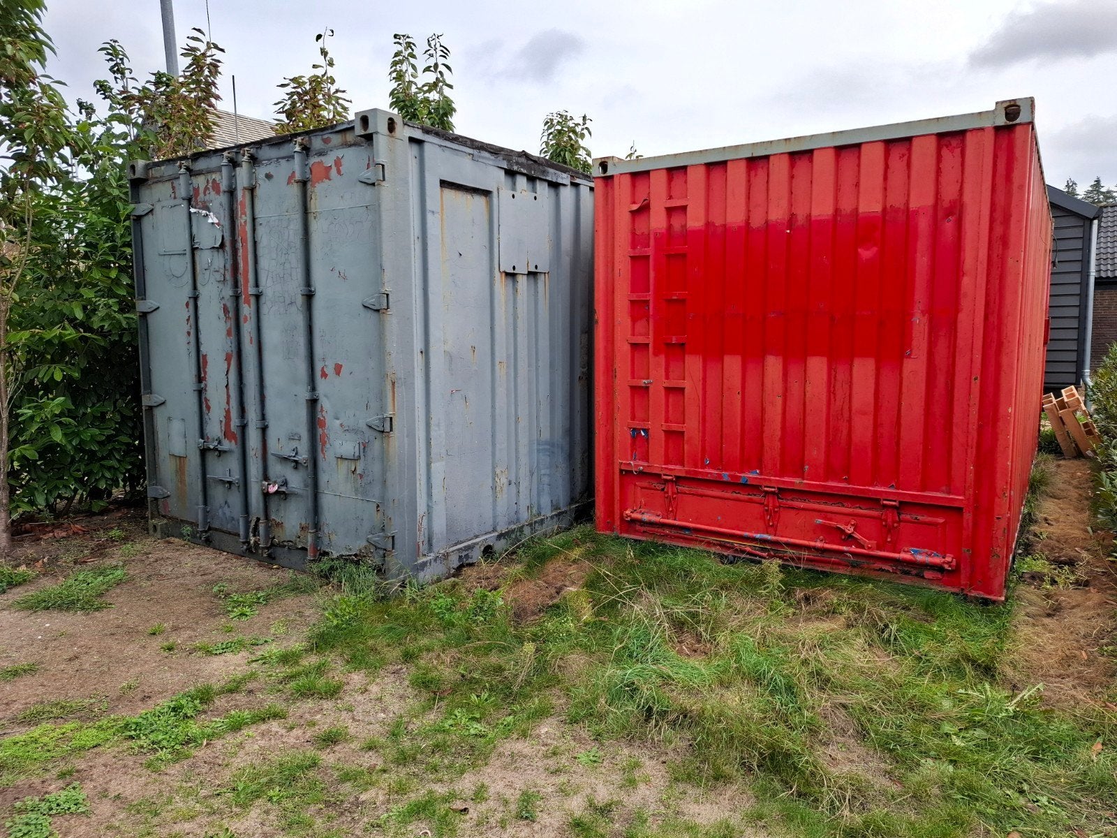 stalen Zeecontainers, Ophalen