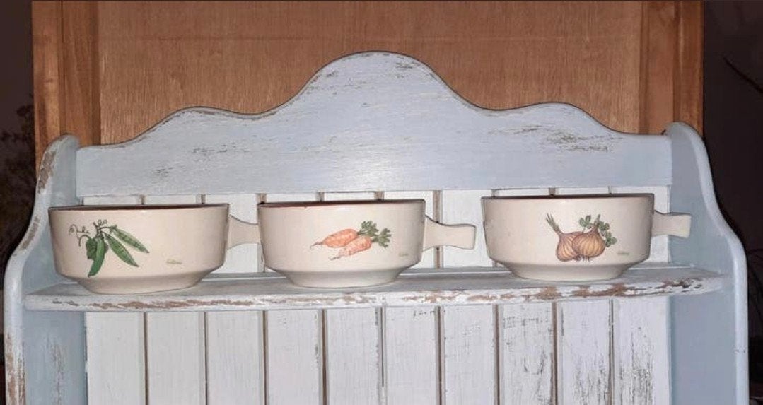 Vintage Boch soepkommen, 3 stuks., Ophalen of Verzenden