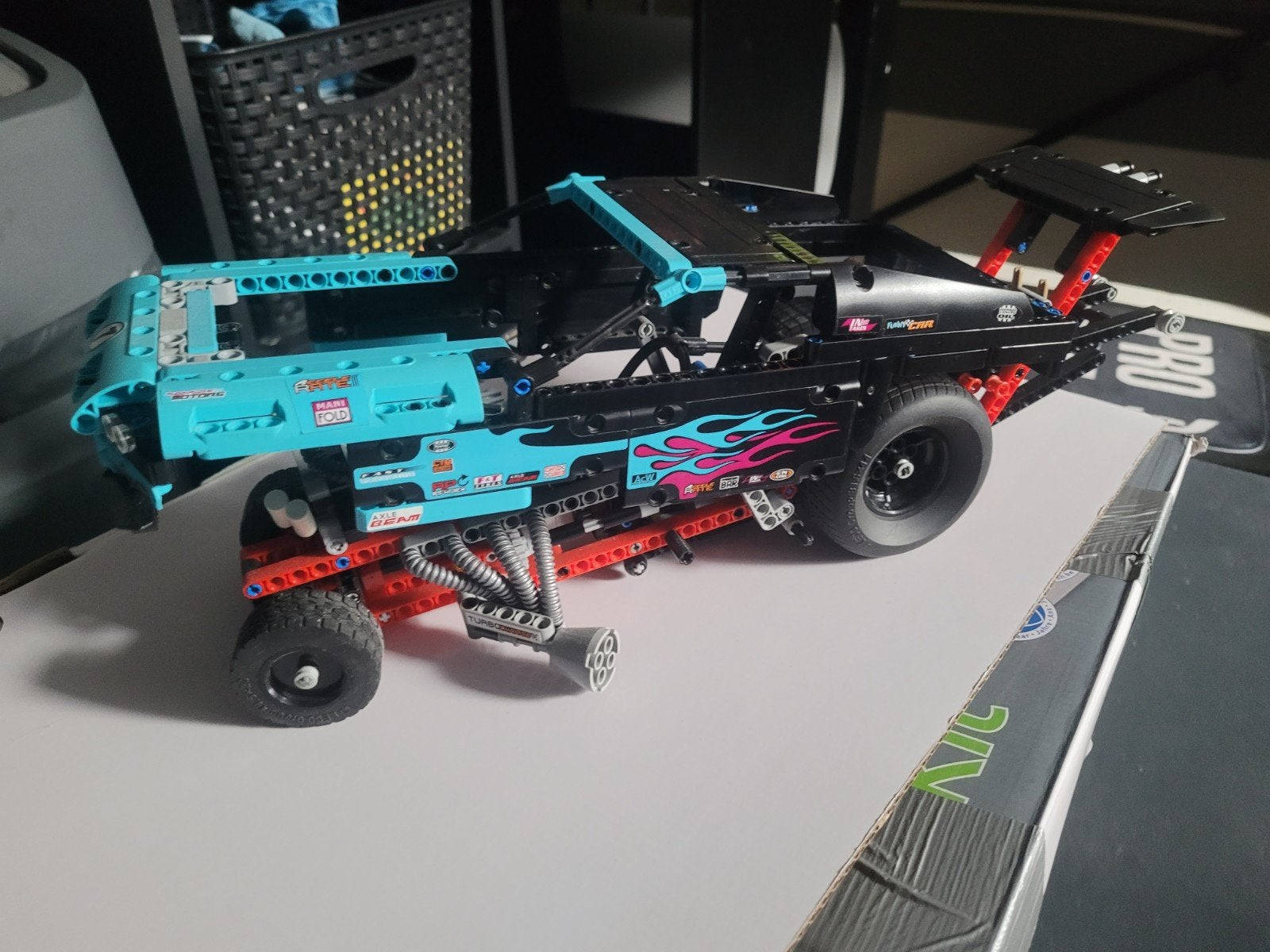 lego technic drag auto, Ophalen of Verzenden, Overige merken