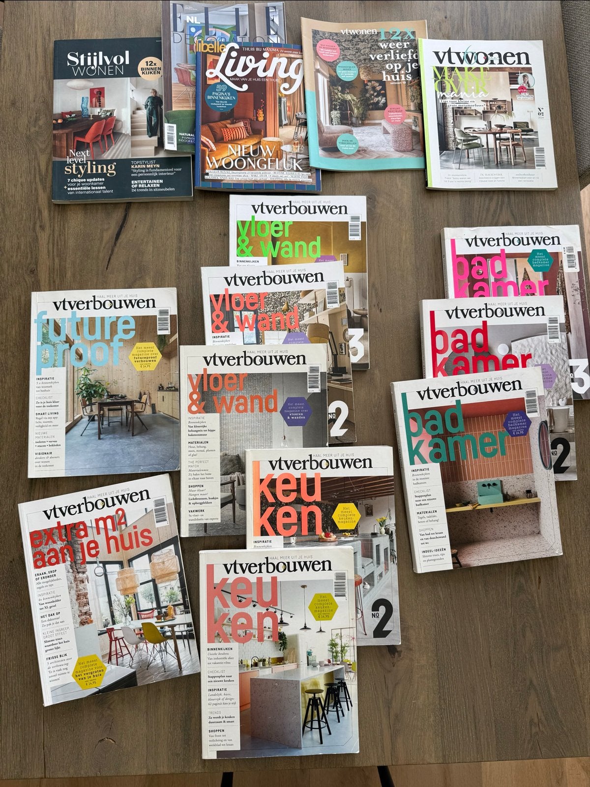VT Wonen, Stijlvol Wonen, VT Verbouwen magazines, Boeken, Ophalen of Verzenden, Gelezen, Overige typen