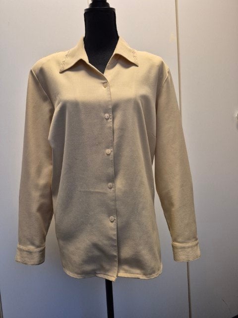 Blouse dames geel met stras steentjes maat 46, Geel, Maat 46/48 (XL) of groter, Ophalen of Verzenden, Zo goed als nieuw