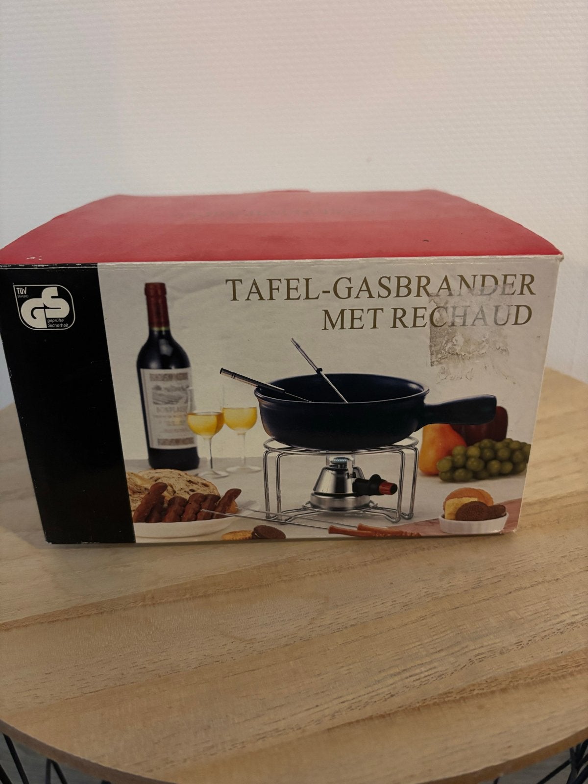 Tafel-gasbrander met rechaud - Nieuw in doos, Ophalen of Verzenden, Nieuw, Brander, Fondueset