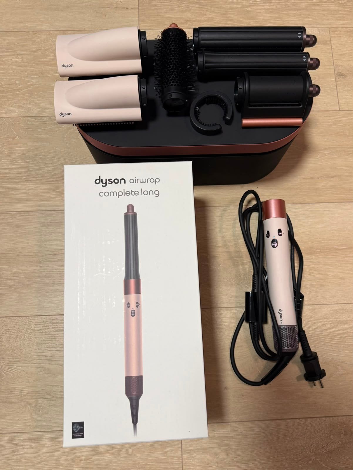 Dyson Airwrap Complete Long - Haarstyling Set, Ophalen of Verzenden, Zo goed als nieuw, Haarverzorging