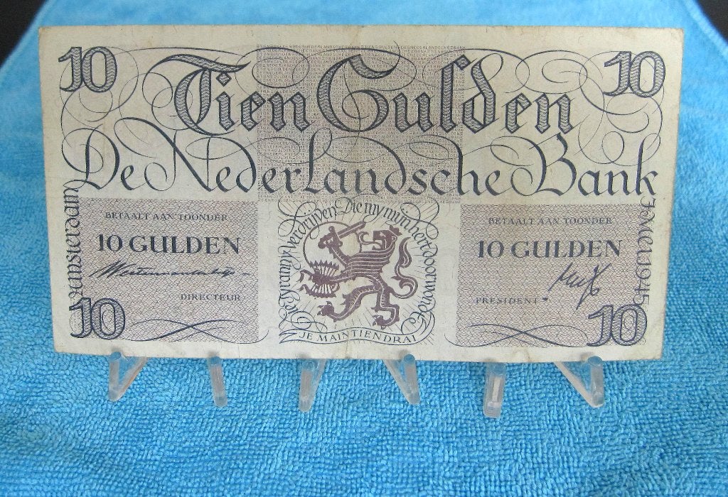 10 Gulden biljet - 1945 - Liefting, Verzenden, 10 gulden, Los biljet