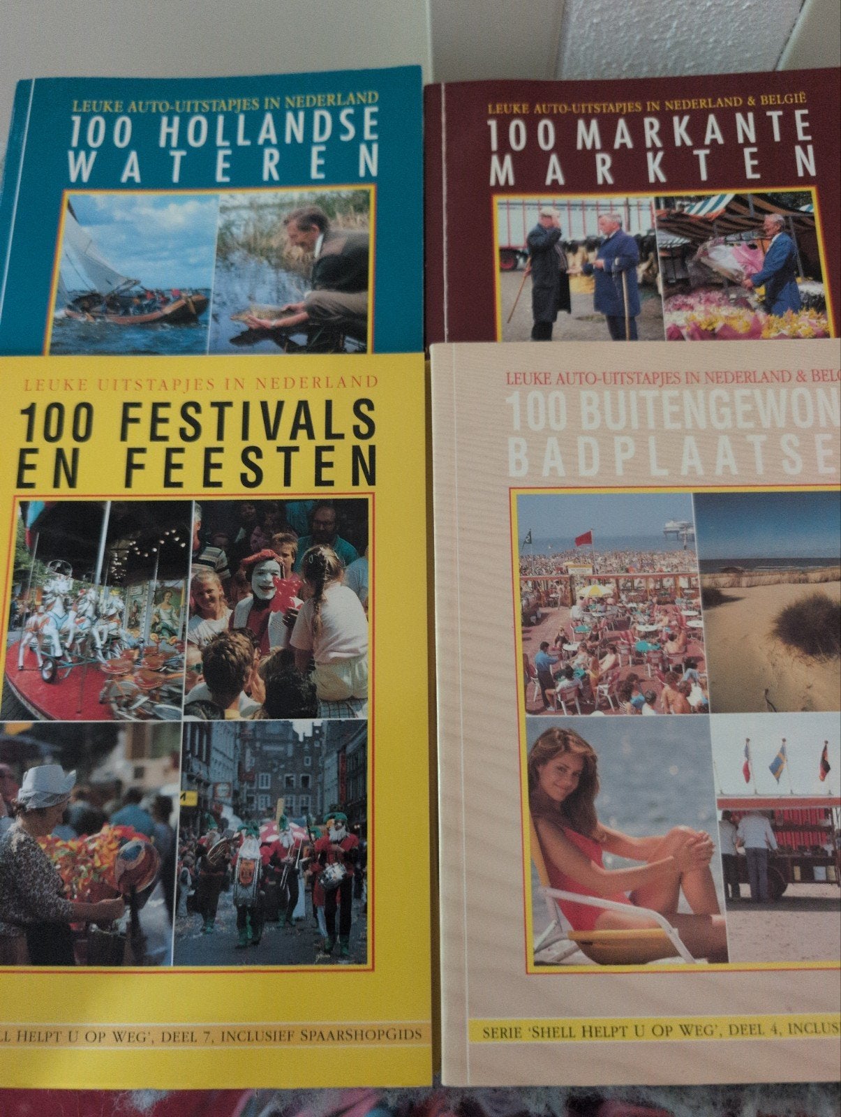 4x '100 Leukste Uitstapjes' boeken - Gratis afhalen!, Boeken, Reisgids of -boek, Benelux, Ophalen, Gelezen