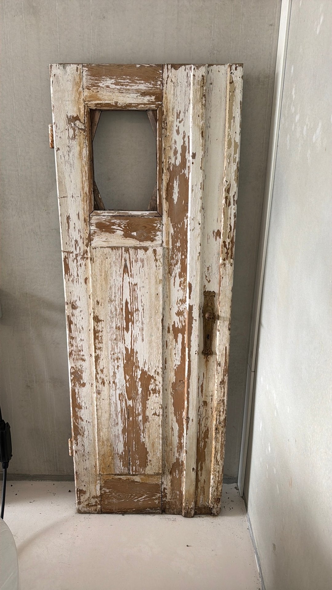 3 antieke deuren. Voor wit en achter paars., Doe-het-zelf en Verbouw, Ophalen, Minder dan 80 cm, Binnendeur, Minder dan 200 cm